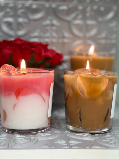 12 oz Pink Iced Coffee Candle